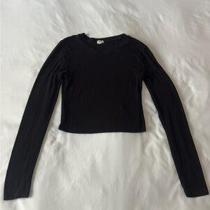Garage Black Long Sleeve Tee